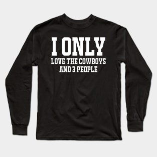 Cowboys black shirts / Gift for boyfriend / cowboys score / cowboys mugs / cowboys hoodie/ cowboys tee / Unisex clothing Long Sleeve T-Shirt